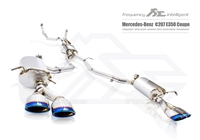 Fi-Exhaust Mercedes-BENZ W207 E350 Coupe 2011+ (Not for 4X4) Mid- X Pipe, Valvetronic Muffler, Quad Tips