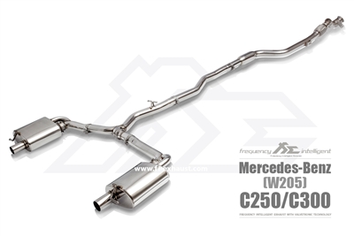 Fi-Exhaust Mercedes-BENZ W205 C250/ C300 (2014+) Front & Mid- Y Pipe, Valvetronic Muffler
