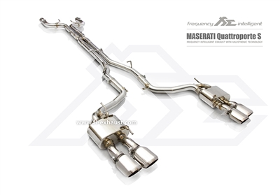 Fi-Exhaust Maserati Quattroporte GTS V8 3.8T Turbo (2014+) Front Pipe + Mid X-Pipe + Valvetronic Muffler with Quad Tips