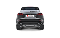 Akrapovic Porsche Cayenne S GTS/E-Hybrid/Turbo (958 FL)  (2015-2017) Slip-On Line (Titanium) w/Carbon Tips