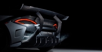 Vorsteiner McLaren 570S 570-VX Aero Wing Blade Carbon Fiber w/ Aluminum Uprights, PP 2x2 Glossy