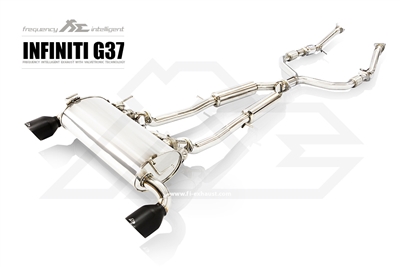 Fi-Exhaust Infiniti G37 Coupe 2007+ (BTO) Front Y Pipe, Mid Y Pipe, Valvetronic Muffler, Dual Tips
