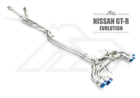 Fi-Exhaust Nissan R35 GTR Race Version (2008-2016) Front Y-Pipe, Mid Pipe, Valvetronic System, Quad Tips