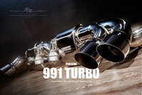 Fi-Exhaust Porsche 991/991.2 Turbo 2013+ Catless Mid Pipe + Valvetronic Muffler + Quad Tips