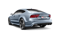 Akrapovic Audi RS 7 Sportback (C7) (2014-2017) Evolution Line (Titanium)  w/ Carbon Tips