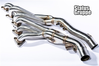 Status Gruppe BMW E46 M3 01-06 / Z4M 06-08 S54 "Cat-less" Headers (Stainless Steel) New Version Fits LHD & RHD **