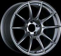 SSR GTX01 17x8 5x114.3 45mm Offset Dark Silver Wheel