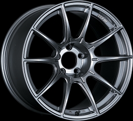 SSR GTX01 17x8 5x100 45mm Offset Dark Silver Wheel