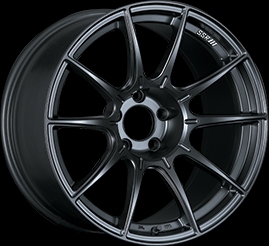 SSR GTX01 18x9.5 5x100 45mm Offset Flat Black Wheel