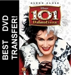 Disney 101 Dalmatians DVD Cover Glenn Close