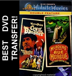 Cry Of The Banshee & Murders In The Rue Morgue DVD 1970