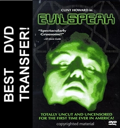 Evil Speak Evilspeak DVD 1981
