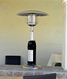 Table Top Black/Stainless Steel Patio Heater