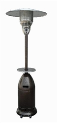 Tapered Hammered Bronze Heater with Table,  AZ-HLDSO1-TCGT