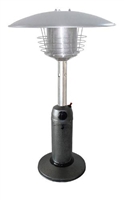 Table Top Hammered Silver Patio Heater