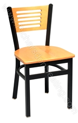 Cutout Slat Cafe Chair