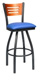 Cutout Slat Bow Stool