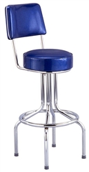 Tulip Bar Stool with Back