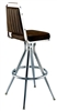 Retro Channeled Chair Bar Stool