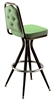 Retro Diamond Tufted Chair Bar Stool