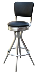 Diner Chair Back Retro Diner Stool