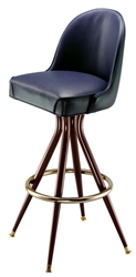 Retro Rounded Bucket Bar Stool