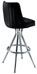 Retro Chanelled Bucket Bar Stool