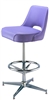 Cutout Pedestal Bar Stool