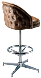 Tufted Deluxe Pedestal Stool
