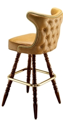 Tufted Cowboy Colonial Bar Stool