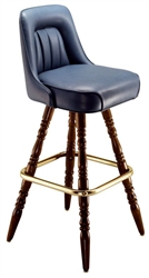 Interior Channeled Colonial Bar Stool