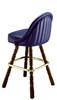 Channeled Scoop Mediterranean Bar Stool