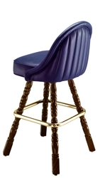 Channeled Scoop Mediterranean Bar Stool