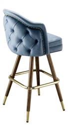 Deluxe Wing Mid-Century Bar Stool
