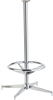 Highboy Table Base - Chrome