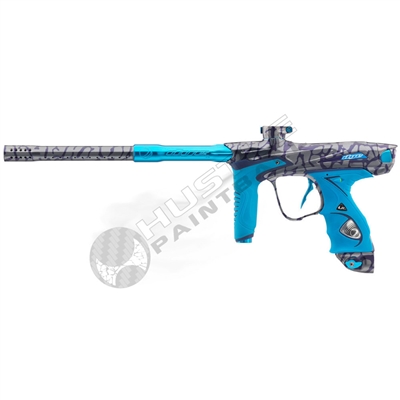 Dye Precision 2015 DM15 Paintball Marker - PGA Skinned - Cyan