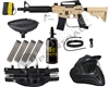 Tippmann US Army Alpha Black Elite Tactical Legendary Paintball Gun Package Kit - Tan