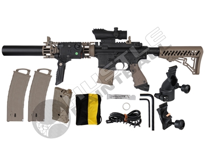 Tippmann MagFed TMC JM20 Paintball Gun - Black/Tan