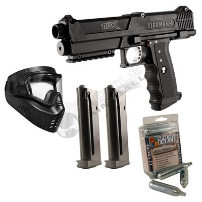 Tippmann TPX Paintball Pistol Agent Package