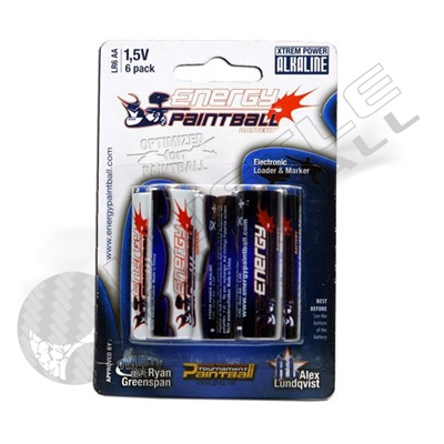 Energy Paintball AA Alkaline Battery (6-pack)