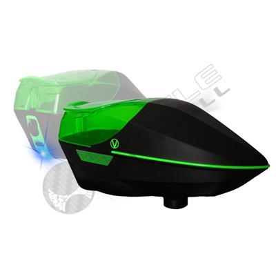 Virtue Paintball Spire Electronic Loader - Black/Lime