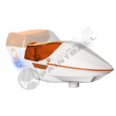 Virtue Paintball Spire Electronic Loader - White/Orange