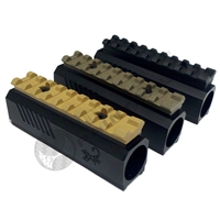 Lapco TPX Front Block with Weaver/Picatinny Rail - Flat Dark Earth (Flat Dark Earth - FDE)