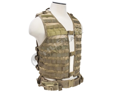 NCStar MOLLE/PALS Vest - Tan (CPV2915T)