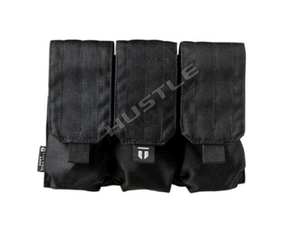 Tiberius Arms EXO Molle Pouch - Double Triple Magazine - Black