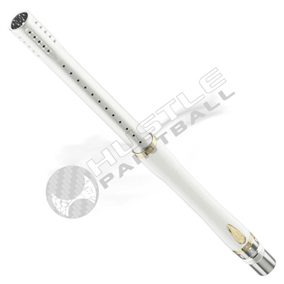 Dye Precision Glass Fiber Boomstick Barrel - Autococker - 15 inch - White/Gold