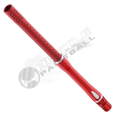 Dye Precision Glass Fiber Boomstick Barrel - Autococker - 15 inch - Red/Silver