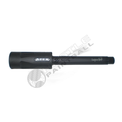 Lapco BigShot APEX Ready Plus APEX Tip - Autococker - 0.690 - 8 inch - Bead Blasted Black