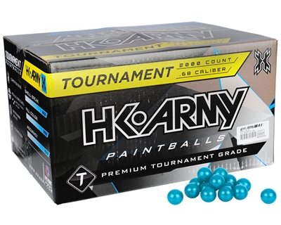 HK Army Tournament Paintballs - Case of 1000 - Yellow Fill