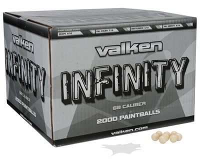 Valken Infinity Rec-Ball Grade Paintballs - Case of 100 - White Fill